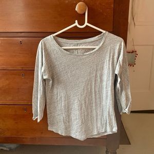 J.Crew Shiny Metallic Tee